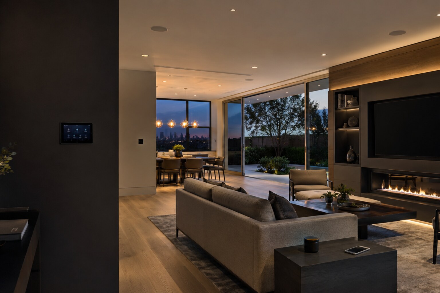 Luxury Dallas home with professionally integrated Control4 automation, lighting, audio and video