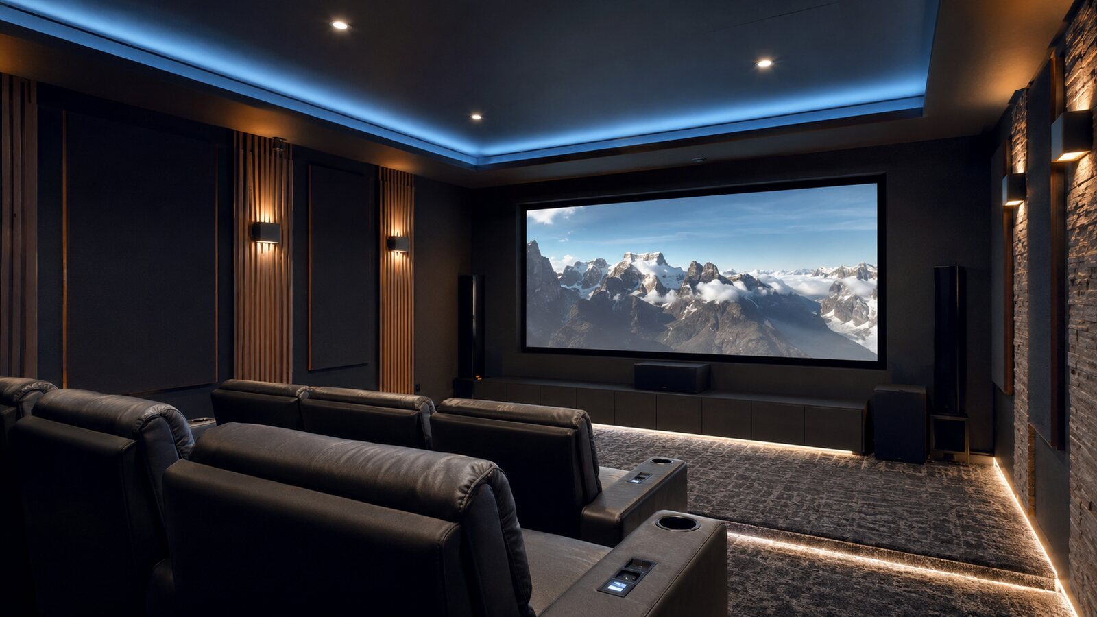 The Home Theater Experience: Screen, Sound, Lighting, and Control